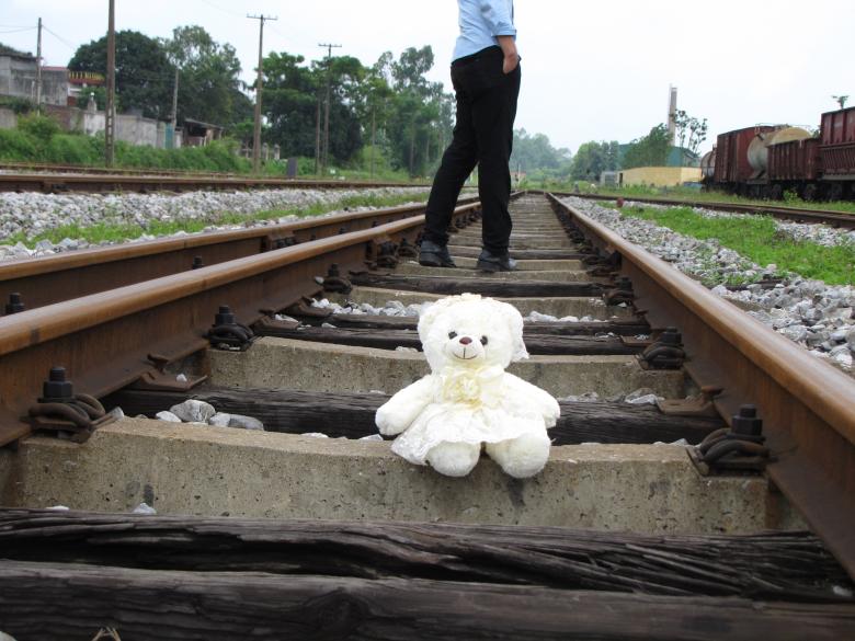 Free stock image of Bear on the railroad created by Nguyen Minh Khoi