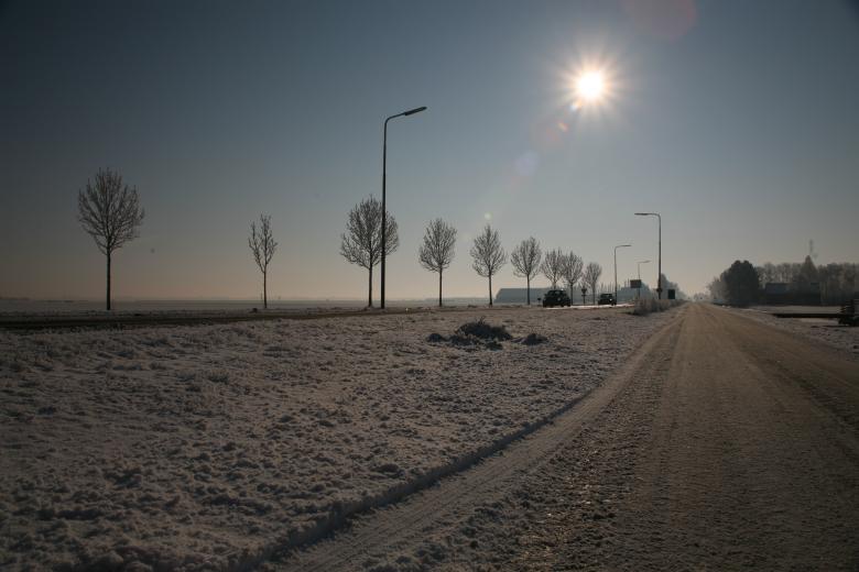 Free stock image of Snow road 2  created by Ed Sanders