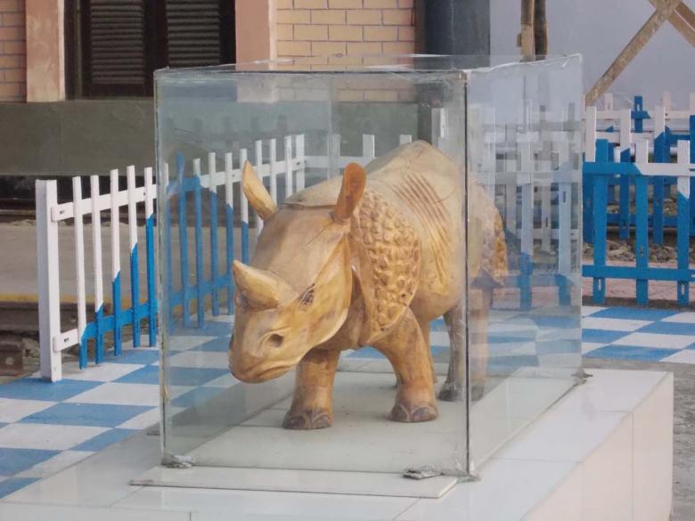 Free stock image of Rhino Statue created by Bijit sharma