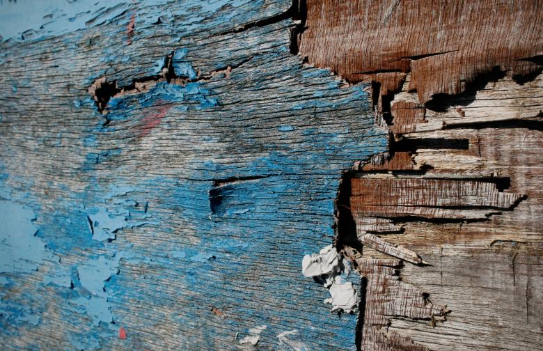 Free stock image of Old painted wood texture created by Luka