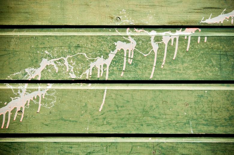 Free stock image of Green wood and paint texture created by Luka
