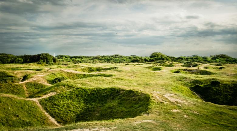 Free stock image of D'day bomb craters created by Luka