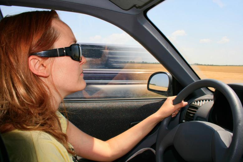 Free stock image of Woman driving a car created by 2happy
