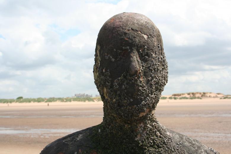 Free stock image of Anthony Gormley Statue created by Steve Linster