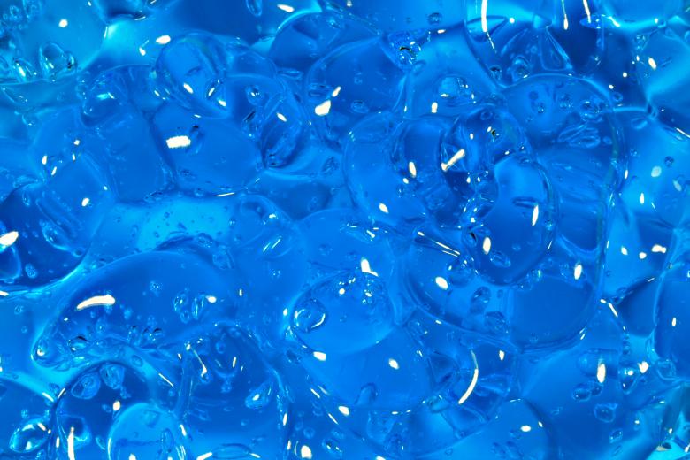 Free stock image of Blue Gel Macro created by Nicolas Raymond