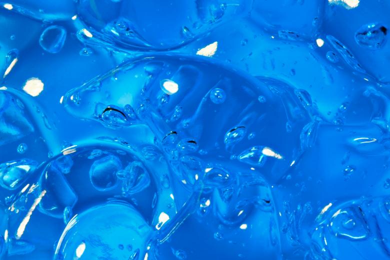 Free stock image of Blue Gel Macro created by Nicolas Raymond