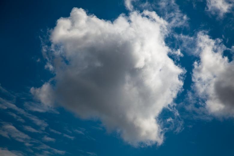 Free stock image of Cloudy Blue Sky created by Nicolas Raymond