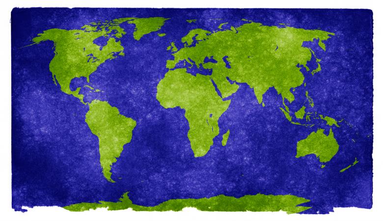 Free stock image of World Grunge Map created by Nicolas Raymond