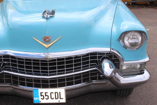 Vintage Blue Car - Free Stock Photo