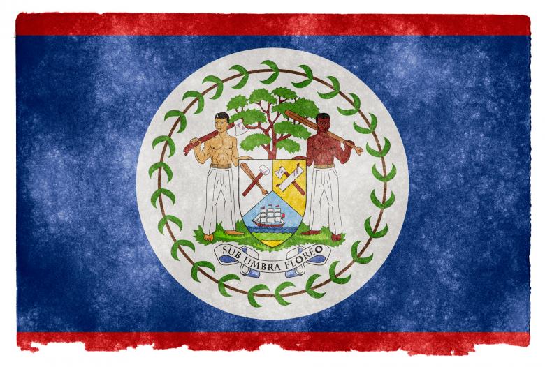 Free stock image of Belize Grunge Flag created by Nicolas Raymond