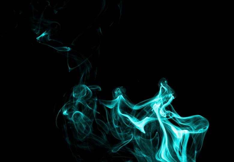 Free stock image of Blue smoke created by Chris Mireault