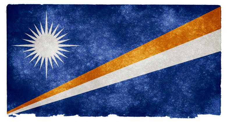 Free stock image of Marshall Islands Grunge Flag created by Nicolas Raymond
