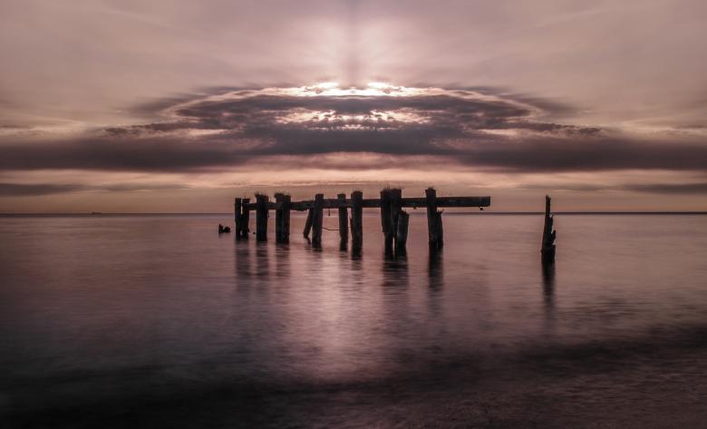 Free stock image of Atomic Sunrise (semisarah.com) created by Sarah Hauck