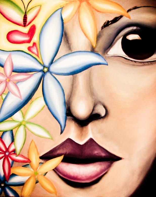 Free stock image of Portrait painting created by Luka