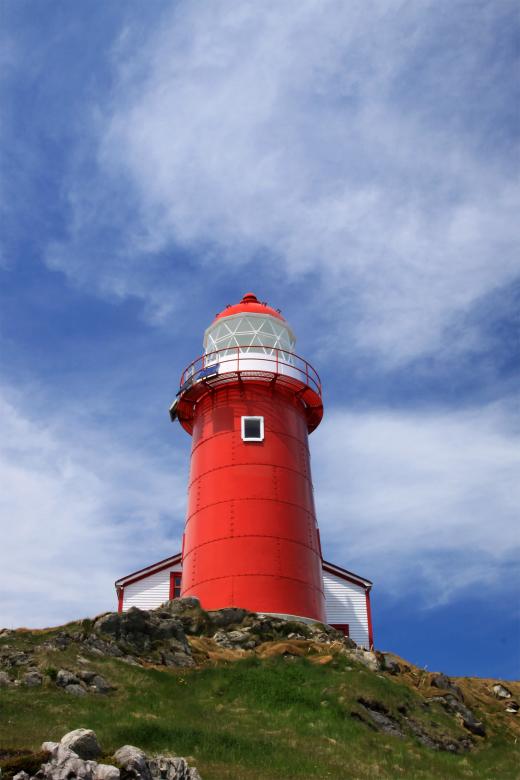 Free stock image of Old Red Lighthouse created by Geoffrey Whiteway
