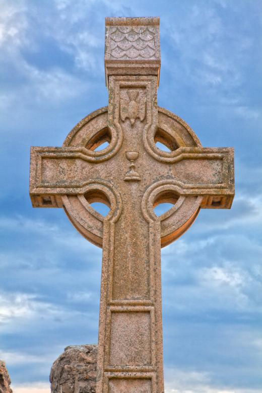 Free stock image of Donegal Cemetery Celtic Cross - HDR created by Nicolas Raymond