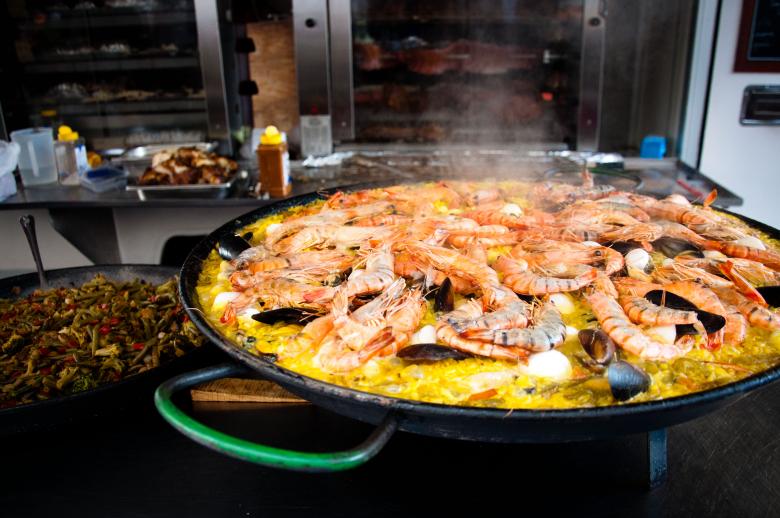 Free stock image of paella created by Luka