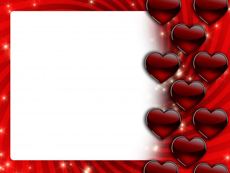 Free stock image of Red Heart Frame created by mrceviz