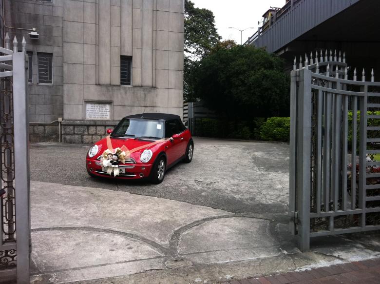 Free stock image of Mini cooper as wedding car created by Steve Tsoi