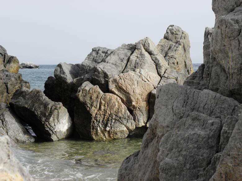 Free stock image of Landscape of cliffsof Aegean coast created by Yuliy Ganev