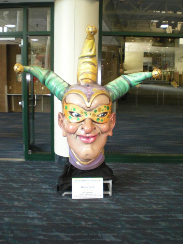 Free stock image of Mardi Gras Jester Head created by John C. Thomas