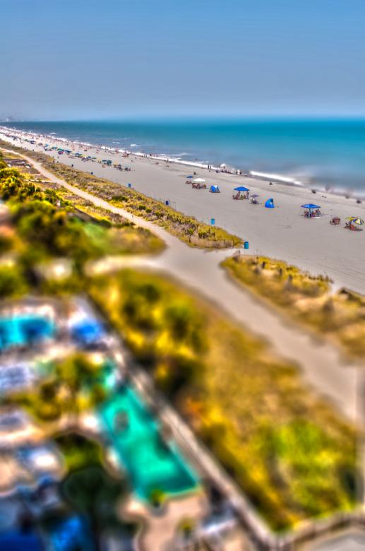Free stock image of Tilt-shift Beach created by agphotostock.com