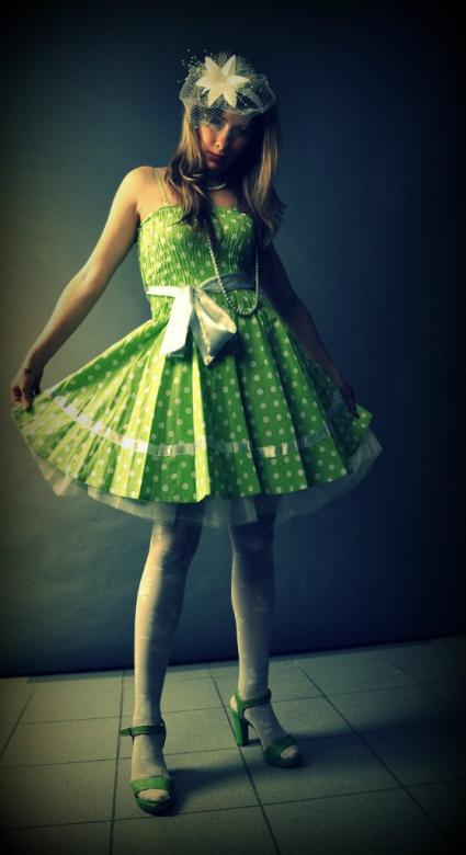 Free stock image of Dress in peas created by James