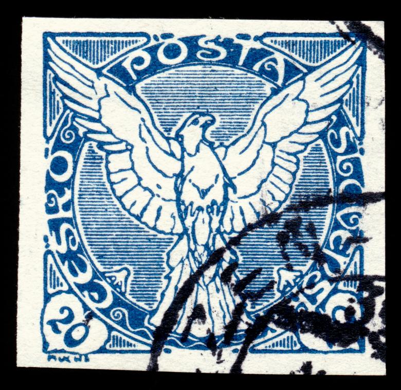 Free stock image of Blue Falcon Stamp created by Nicolas Raymond