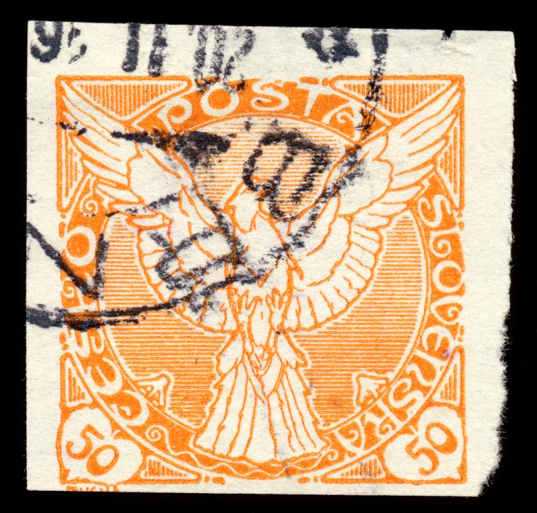 Free stock image of Orange Falcon Stamp created by Nicolas Raymond