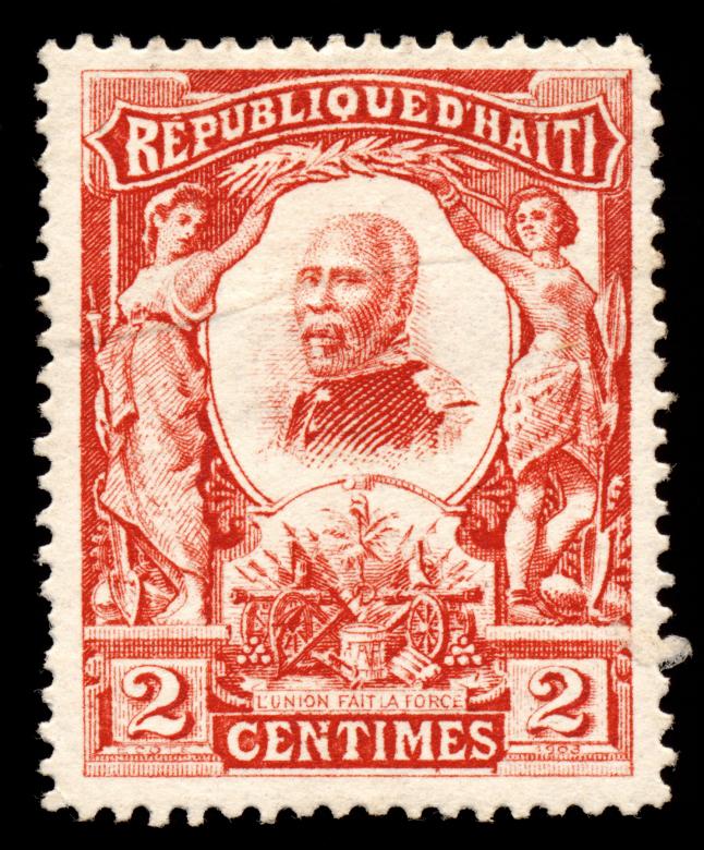 Free stock image of Red Pierre Nord Alexis Stamp created by Nicolas Raymond