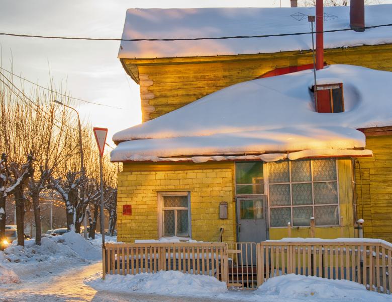 Free stock image of yellow house created by 2happy