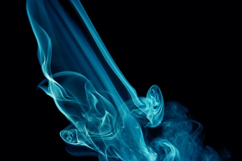 Free stock image of Abstract Swirly Blue Smoke created by 2happy