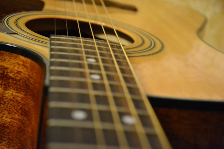 Free stock image of Acoustic guitar neck created by Janis Urtans