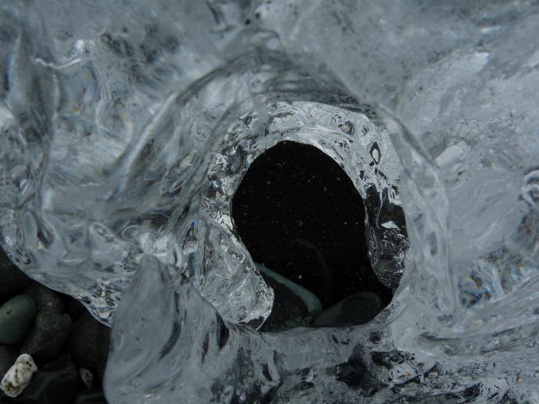 Free stock image of Hole in the ice created by Melissa Bjarnadottir