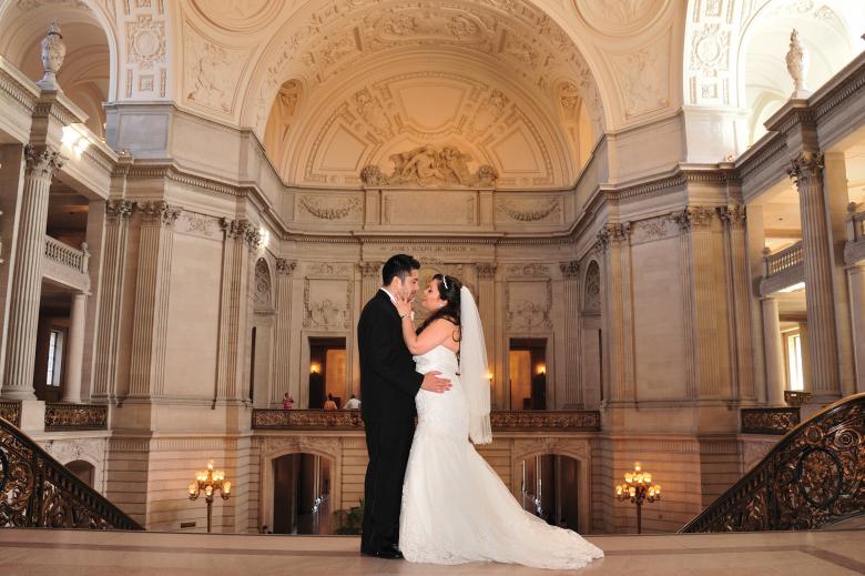 Free stock image of Wedding at City hall created by Mike Dubnoff
