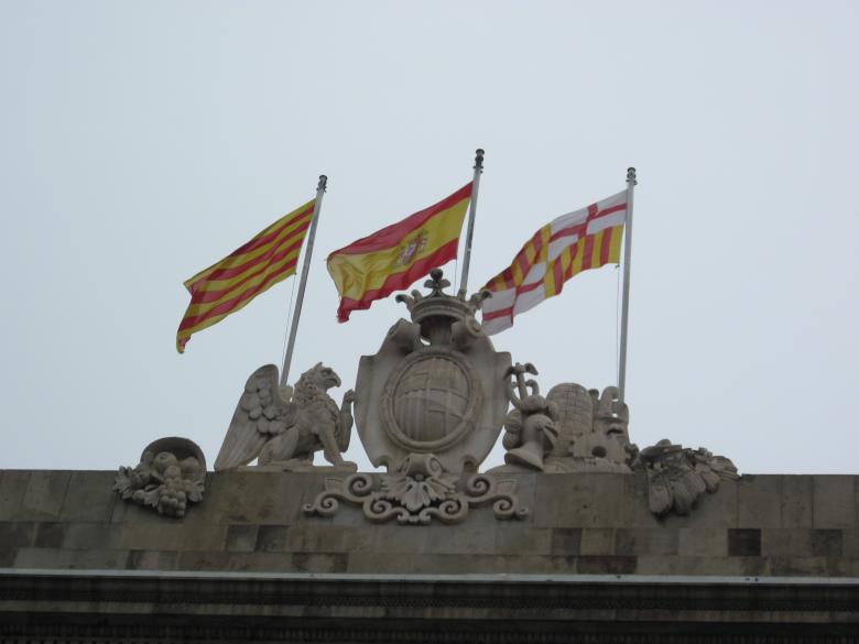 Free stock image of Spanish and Catalan flags created by Boris Kyurkchiev