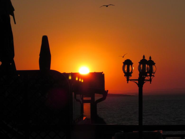 Free stock image of Sunset by the sea created by Boris Kyurkchiev
