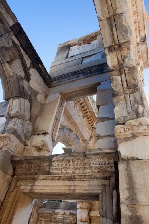 Free stock image of Library of Celsus created by Geoffrey Whiteway