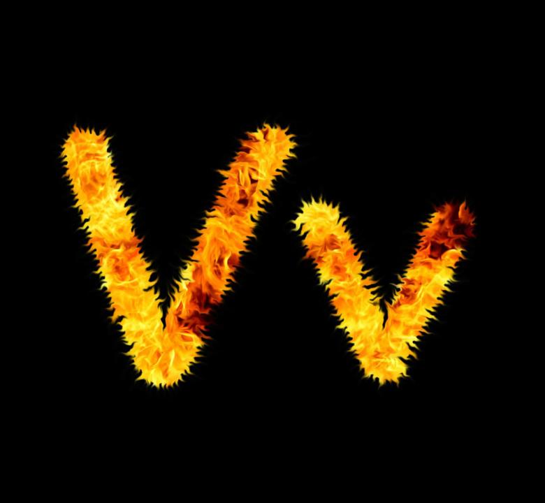 Free stock image of Fire letter created by Valeev