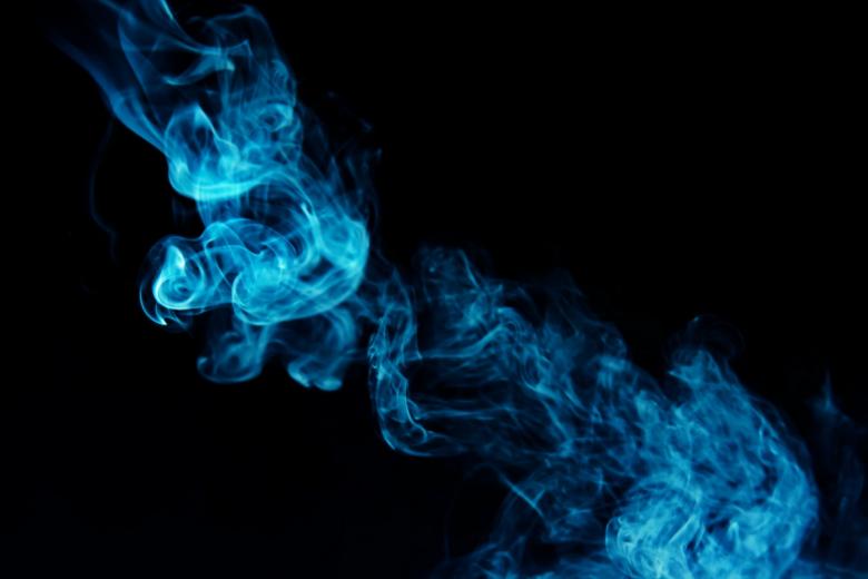 Free stock image of Blue swirly smoke background created by 2happy