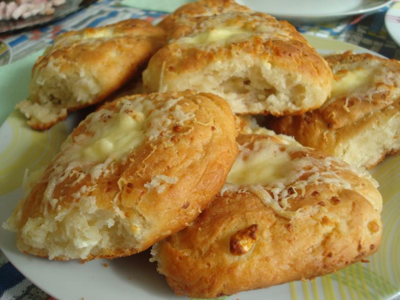 Free stock image of Home baked bread with cheese created by Boris Kyurkchiev