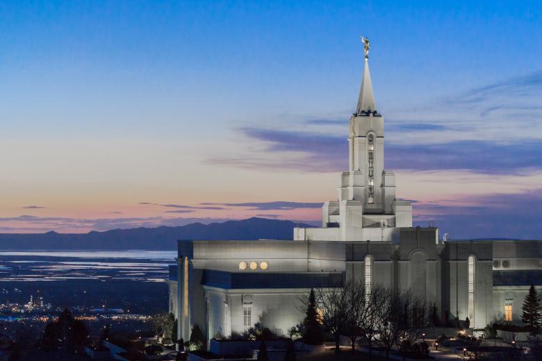 Free stock image of Bountiful Temple Utah created by Vincent L Parker