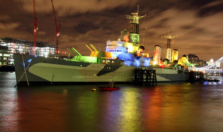 Free stock image of HMS Belfast created by paul clifton