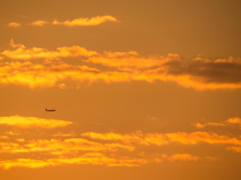 Free stock image of Plane and beautiful evening  created by Janis Urtans