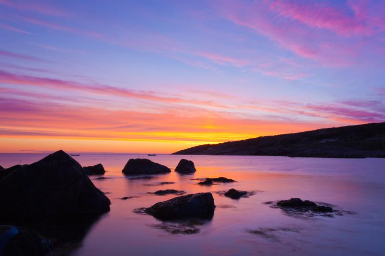 Free stock image of Ocean Sunrise created by Geoffrey Whiteway