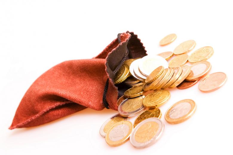 Free stock image of Coins in a bag created by 2happy