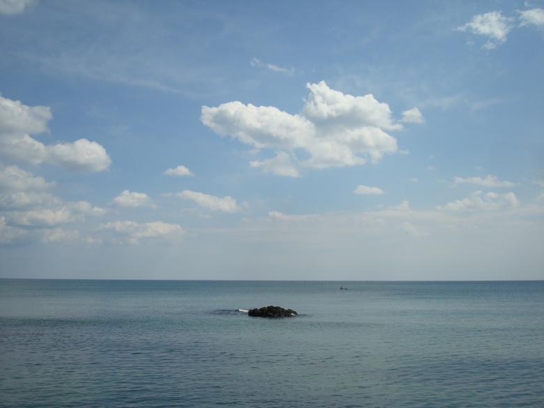 Free stock image of A rock in the sea created by Boris Kyurkchiev