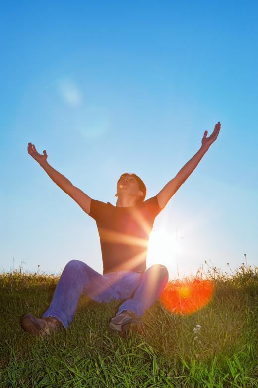 Free stock image of Man and sun created by 2happy