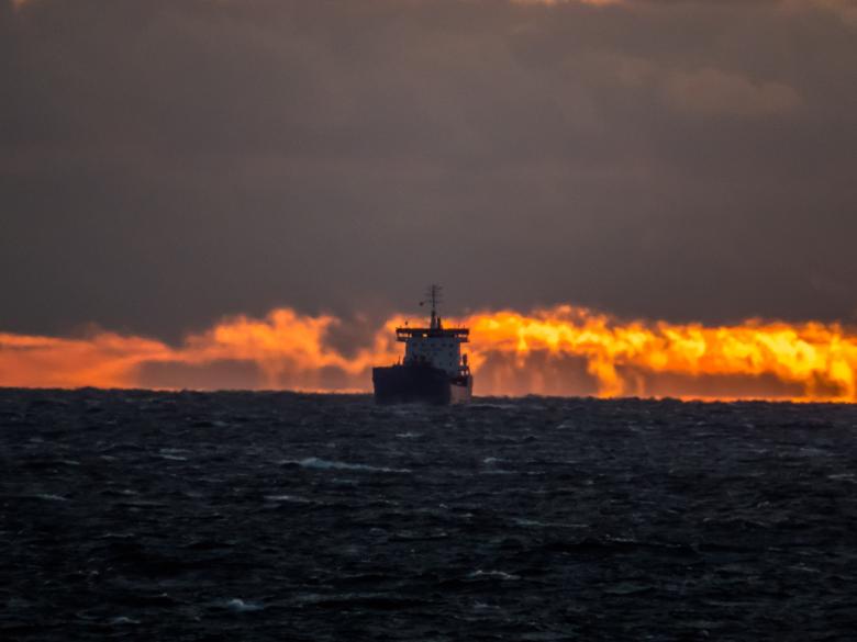 Free stock image of Ship on sunset fire created by Janis Urtans