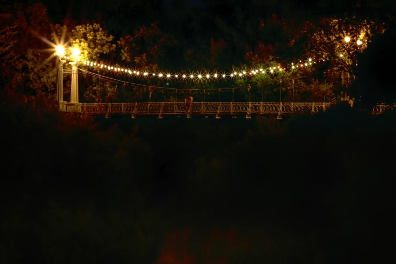 Free stock image of Bridge over night created by 2happy